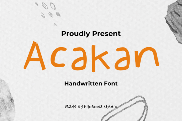 Acakan: A Playful Handwritten Font for Digital Branding