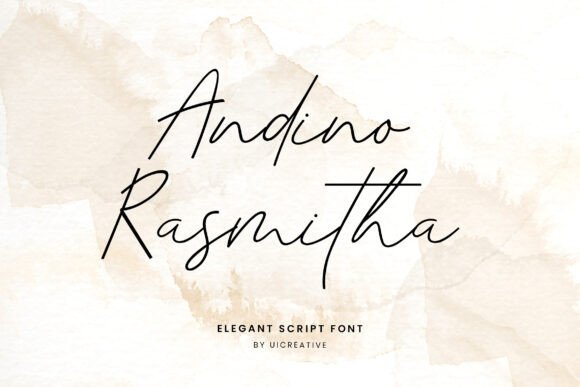 Andino Rasmitha: An Elegant Script Font for Real Business Branding