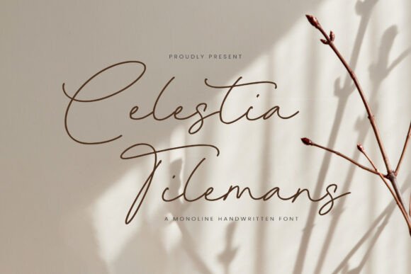 Celestia Tilemans: A Modern Handwritten Font for Scroll-Stopping Brand Content