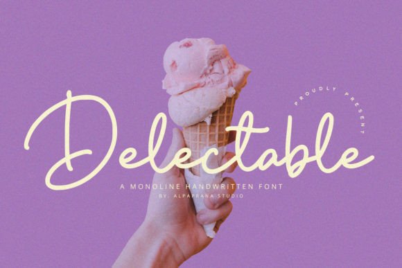 Delectable: A Handwritten Font That Makes Your Brand Feel Thoughtful