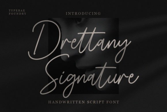 Drettany Signature Font for Polished Branding