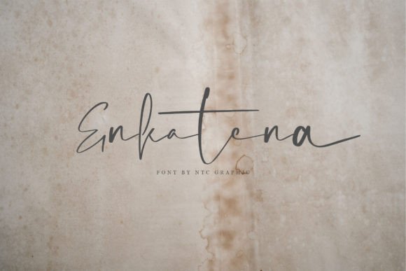 Enkatena: A Signature Script Font That Elevates Your Brand