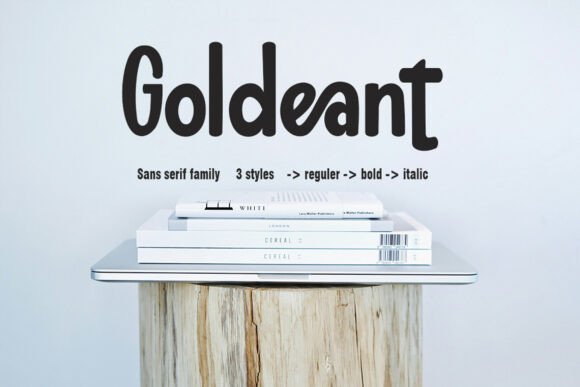 Goldeant: A Modern Sans Serif Font for Handmade Brands