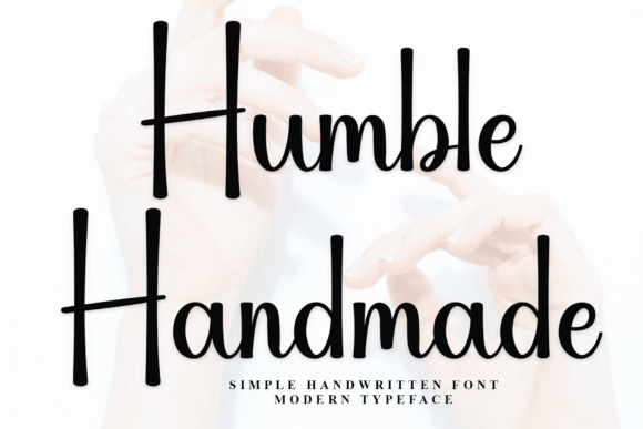 Humble Handmade: A Delicate Script Font for Thoughtful Editorial Design