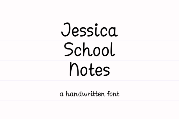 Jessica School Notes: A Whimsical Script Font for Handmade Brands