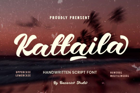 Kattaila: A Handwritten Script Font for Thoughtful Editorial Moments