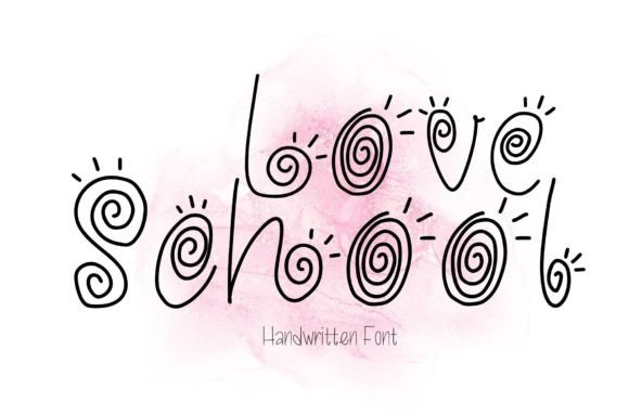 Love School Font: A Playful Handwritten Typeface for Whimsical Branding