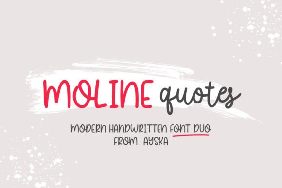 Moline Quotes Duo: A Thoughtful Font Pair for Editorial Warmth
