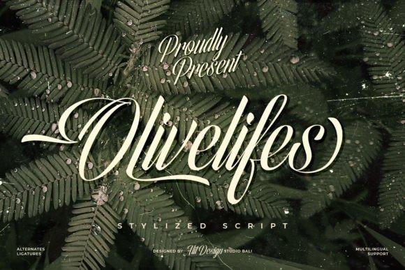 Olivelifes Script Font for Bold, Energetic Branding
