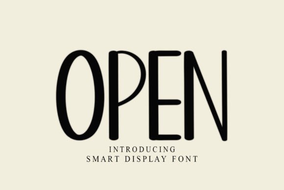 Open Font: A Warm, Handwritten Typeface for Friendly Branding
