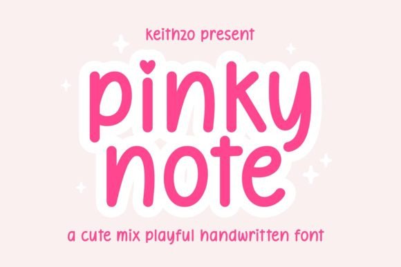 Pinky Note: A Playful, Professional Handwritten Font for Small Brands