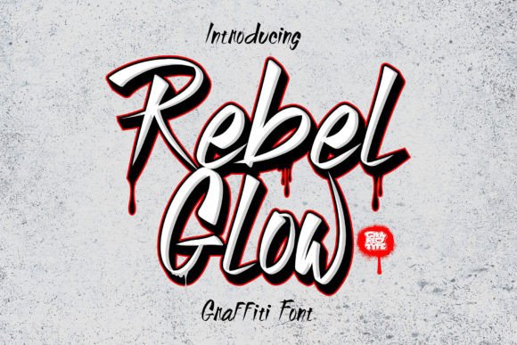 Rebel Glow: A Bold Script Font for Handmade Brands