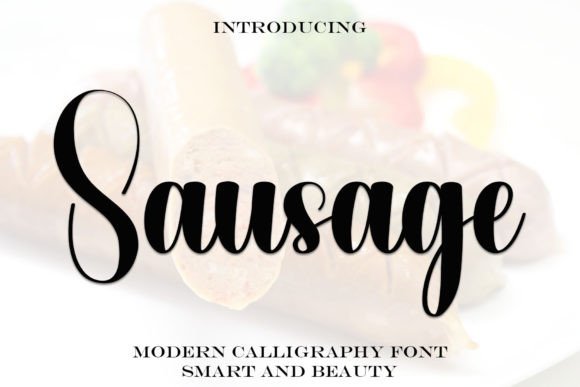 Sausage: A Handwritten Font That Makes Your Brand Feel Thoughtfully Crafted