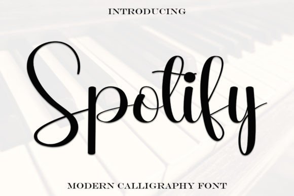 Spotify Handwritten Font for Crafters & Sellers
