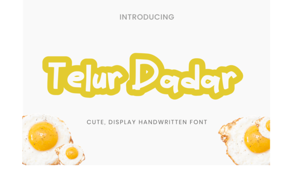 Telur Dadar: A Sweet, Playful Script Font for Handmade Creators